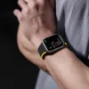 Apple Watch SE, 9, 8, 7, 6, 5, 4, 3, 2, 1 (41, 40, 38 mm) Dux Ducis Univerzális mágneses óraszíj (LD verzió) fekete-sárga thumbnail