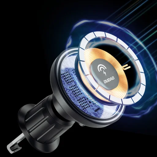 Dudao F12MAX mágneses autós telefontartó MagSafe induktív töltővel fekete - 11