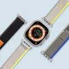 Apple Watch 8/7/6/SE/5/4/3/2/1 (38, 40, 41 mm) Dux Ducis Tépőzáras sportszíj YJ változathoz sárga-bézs thumbnail