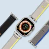 Apple Watch 8/7/6/SE/5/4/3/2/1 (38, 40, 41 mm) Dux Ducis Tépőzáras sportszíj YJ változathoz kék-szürke thumbnail