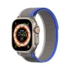 Apple Watch 8/7/6/SE/5/4/3/2/1 (38, 40, 41 mm) Dux Ducis Tépőzáras sportszíj YJ változathoz kék-szürke thumbnail