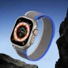 Apple Watch 8/7/6/SE/5/4/3/2/1 (38, 40, 41 mm) Dux Ducis Tépőzáras sportszíj YJ változathoz kék-szürke thumbnail