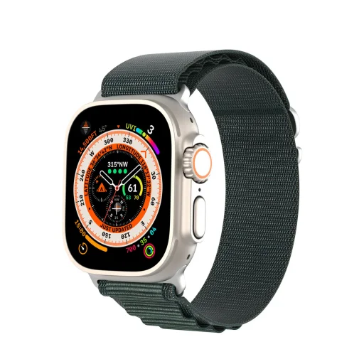 Apple Watch Ultra 8/7/6/SE/5/4/3/2/1 (42, 44, 45, 49 mm) Dux Ducis Sport csatszíj GS verzió zöld - 1