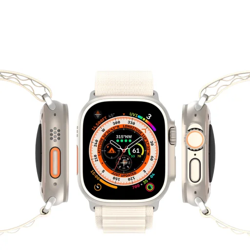 Apple Watch Ultra 8/7/6/SE/5/4/3/2/1 (42, 44, 45, 49 mm) Dux Ducis Sport csatszíj GS verzió fehér - 10