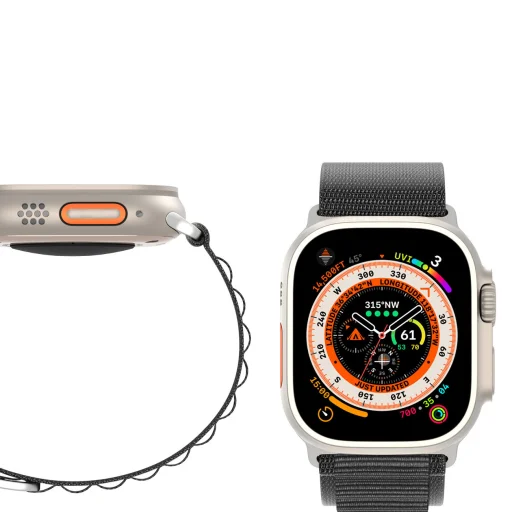 Apple Watch 8/7/6/SE/5/4/3/2/1 (40, 41, 38 mm) Dux Ducis Sport csatszíj GS verzió fekete - 5
