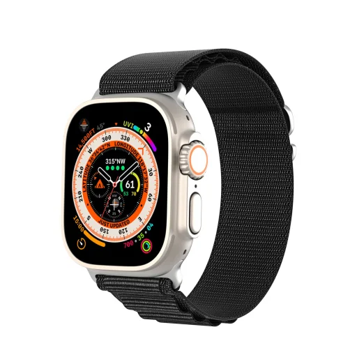 Apple Watch 8/7/6/SE/5/4/3/2/1 (40, 41, 38 mm) Dux Ducis Sport csatszíj GS verzió fekete - 1