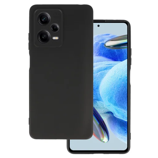 Xiaomi Redmi Note 12 Pro 5G Matt TPU tok fekete - 1