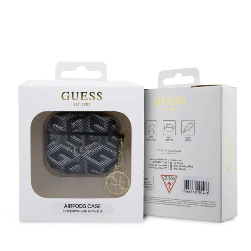 AirPods 3 Guess PU G Cube Charm tok fekete (GUA3PGCE4CK) - 2