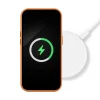 iPhone 15 Plus MagSafe-kompatibilis bőrtok, telefontok narancssárga thumbnail