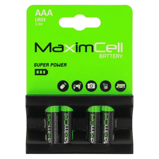 MaximCell LR03 AAA alkáli elem 4db - 1