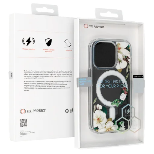 iPhone 14 Pro Tel-Protect Flower tok MagSafe kompatibilis (design 3) - 4