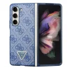 Samsung Galaxy Z Fold 5 GUESS 4G PU Leather Triangle bőr tok kék (GUHCZFD5P4TDPB) thumbnail