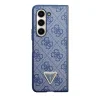 Samsung Galaxy Z Fold 5 GUESS 4G PU Leather Triangle bőr tok kék (GUHCZFD5P4TDPB) thumbnail