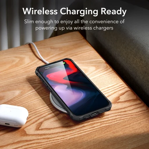 iPhone 15 Pro ESR Air Armor telefontok frosted fekete - 2