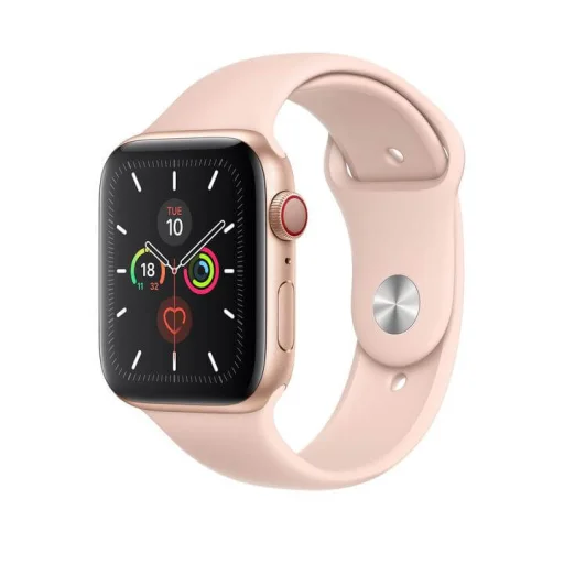 Apple Watch 1/2/3/4/5/6/7/8/9/SE (38/40/41mm) TRPH silikónový remienok ružový - 1