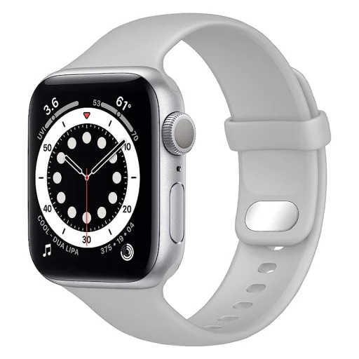 Apple Watch 1/2/3/4/5/6/7/8/9/SE (38/40/41mm) TRPH silikónový remienok kamenný - 1