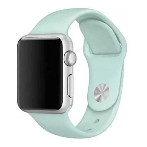 Apple Watch 1/2/3/4/5/6/7/8/9/SE/Ultra (42/44/45/49mm) TRPH szilikon óraszíj zöld - 1