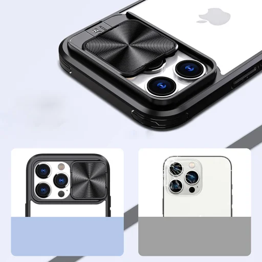 iPhone 15 Plus Camslider tok fekete - 3