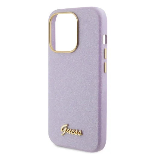 iPhone 15 Pro Guess PU Glitter Full Wrapped tok lila (GUHCP15LPGMCSL) - 4