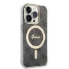 iPhone 15 Pro Guess 4G IML MagSafe kompatibilis tok fekete (GUHMP15LH4STK) thumbnail