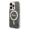 iPhone 15 Pro Guess 4G IML MagSafe kompatibilis tok fekete (GUHMP15LH4STK) thumbnail