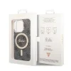 iPhone 15 Pro Guess 4G IML MagSafe kompatibilis tok fekete (GUHMP15LH4STK) thumbnail