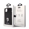  iPhone 15 Karl Lagerfeld KLHCP15SGKNPSK Fekete Glitter Metal Ikonik tok - 4