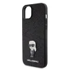  iPhone 15 Karl Lagerfeld KLHCP15SGKNPSK Fekete Glitter Metal Ikonik tok - 6