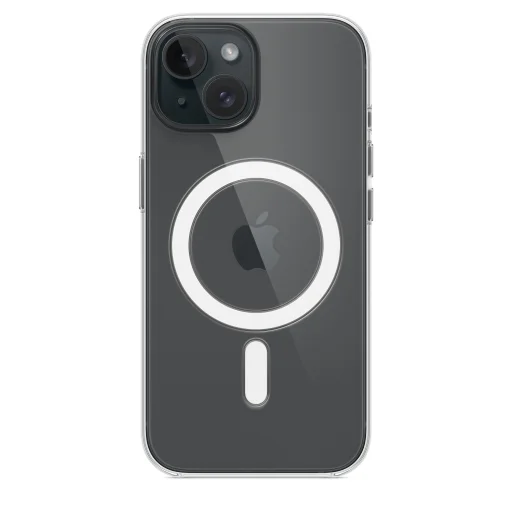 iPhone 15 átlátszó tok (MT203ZM/A) Apple gyári MagSafe-rögzítésű - 1