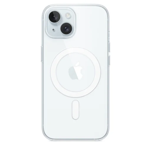 iPhone 15 átlátszó tok (MT203ZM/A) Apple gyári MagSafe-rögzítésű - 2