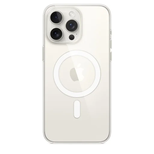 iPhone 15 Pro Max átlátszó tok (MT233ZM/A) Apple gyári MagSafe-rögzítésű - 2