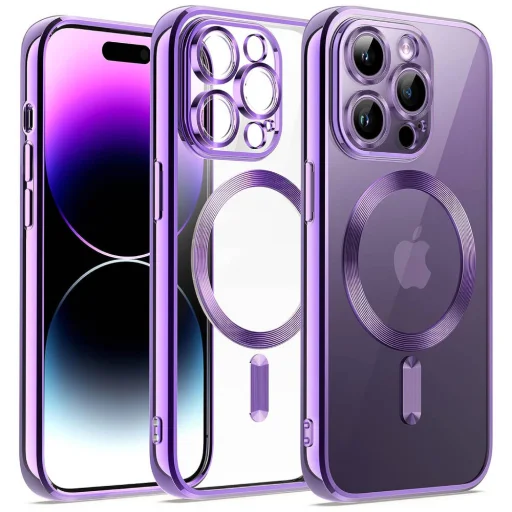 iPhone 15 Plus Nexeri MagSafe tok lila - 1