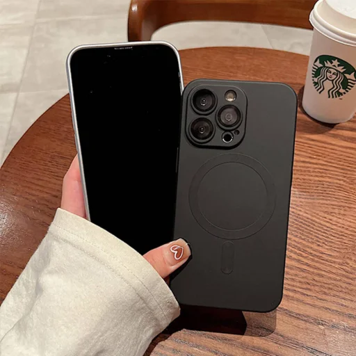 iPhone 14 Pro Soft MagSafe tok fekete - 5