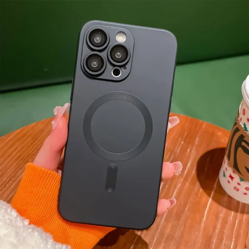 iPhone 14 Pro Soft MagSafe tok fekete - 8