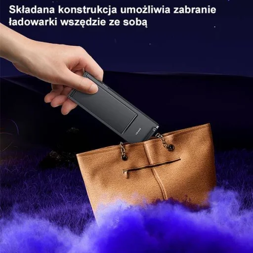 USAMS indukciós töltő lámpával 3 az 1-ben 15W fekete - 5