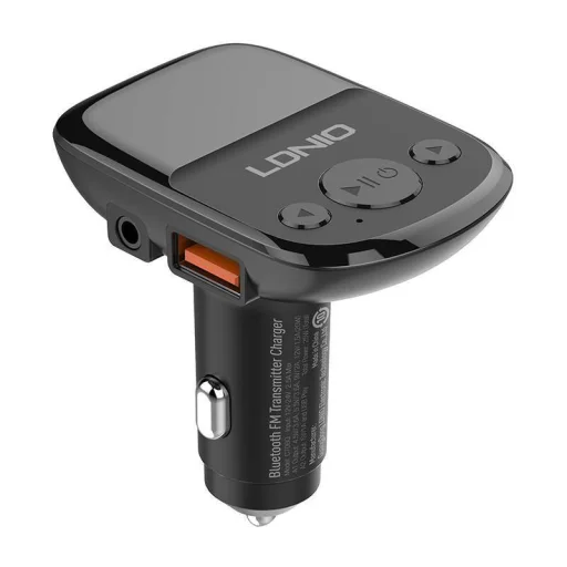 LDNIO Bluetooth FM Transmitter C706Q, 2USB, AUX + Lightning kábel - 5