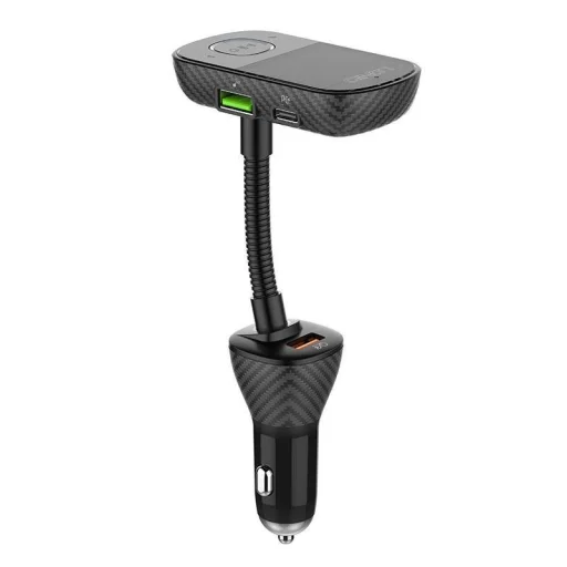LDNIO Bluetooth C705Q 2USB, USB-C FM transmitter + USB-C - Lightning kábel - 3