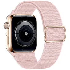 Apple Watch 1/2/3/4/5/6/7/8/9/SE (42/44/45mm) TRPH szövet óraszíj rózsaszín