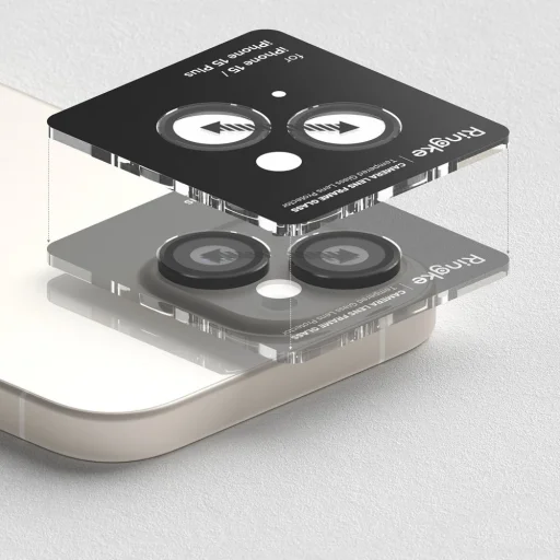 iPhone 15/15 Plus Ringke hátlapi kameralencse védő keret fekete - 4