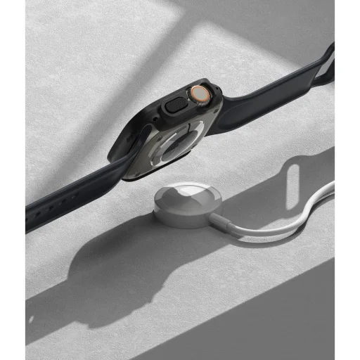 Apple Watch Ultra 1/2/3 49 mm Ringke Slim tok 2x átlátszó/fekete - 4