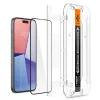 iPhone 15 Pro Spigen Kijelzővédő Fólia FC ''EZ FIT'' kerettel 2 db fekete (AGL06893) - 6