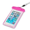 PVC vízálló telefontok zsinórral rózsaszín thumbnail