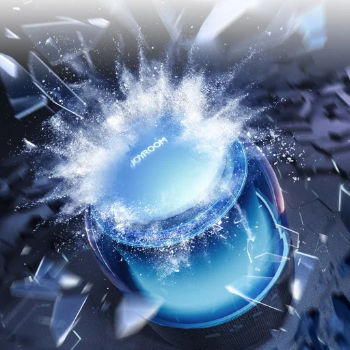 Joyroom vezeték nélküli Bluetooth 5.3 RGB hangszóró fekete (JR-ML05) - 3