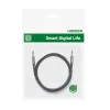 Ugreen audio kábel AUX 90 fokban döntött minijack 3,5 mm 2m kék (AV112) - 2