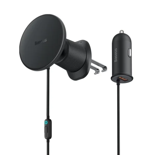 Baseus CW01 MagSafe 15W USB 25W indukciós autós töltő fekete - 1