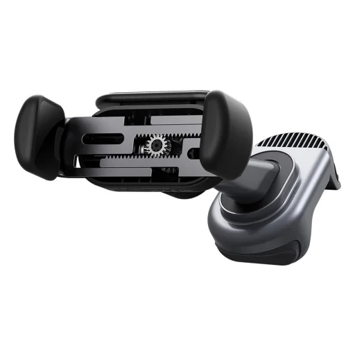 Baseus T-Space Elektromos autós telefontartó napelemmel Tesla Model 3 / Y fekete - 3