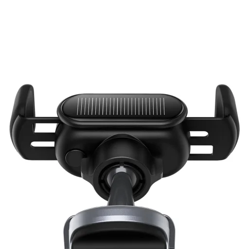 Baseus T-Space Elektromos autós telefontartó napelemmel Tesla Model 3 / Y fekete - 4