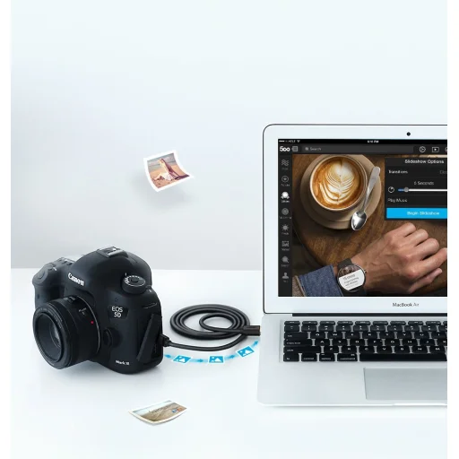 Ugreen USB - mini USB kábel 480 Mbps 1 m fekete (US132 10355) - 5