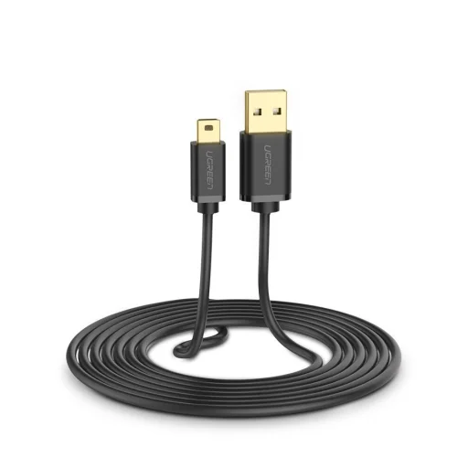 Ugreen USB - mini USB kábel 480 Mbps 1 m fekete (US132 10355) - 8