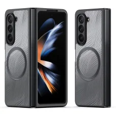 Samsung Galaxy Z Fold 5 5G Dux Ducis Aimo Mag MagSafe kompatibilis ütésálló telefontok fekete